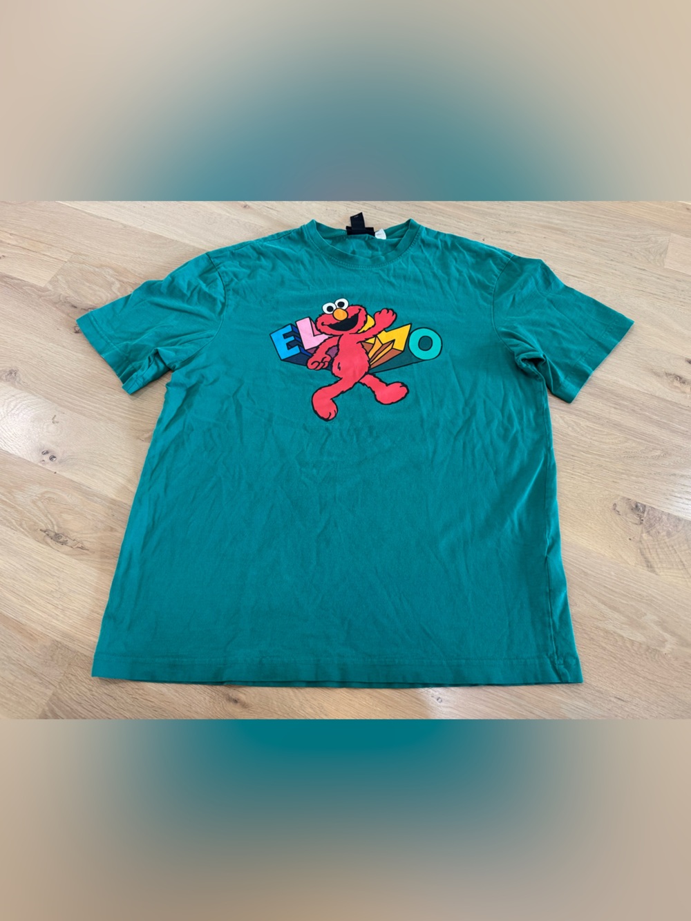 H&M Sesame Street Elmo graphic t-shirt green size small